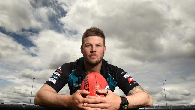 Former Brisbane Lion and Western Bulldog Justin Sherman is the new coach of Northern Football League club Laurimar. Picture: David Smith