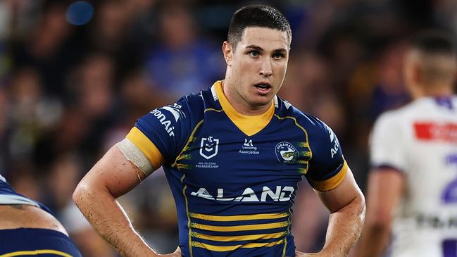 Mitchell Moses after last Thursday’s loss to Melbourne Storm. Picture: Cameron Spencer / Getty Images