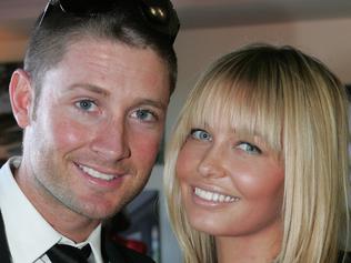 Michael Clarke and Lara in happier times.