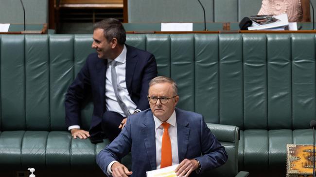 There are cracks now starting to emerge in Labor’s political management plan for a once in a generation cost-of-living crisis, writes Simon Benson. Picture: NCA NewsWire / Gary Ramage