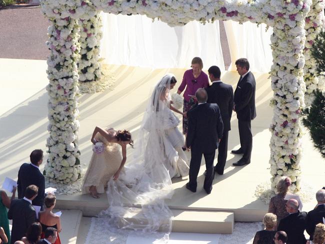 James Packer marries Erica Baxter in the gardens of the Hotel Du Cap Eden Rock, in the French Riviera (Cote d'Azur).