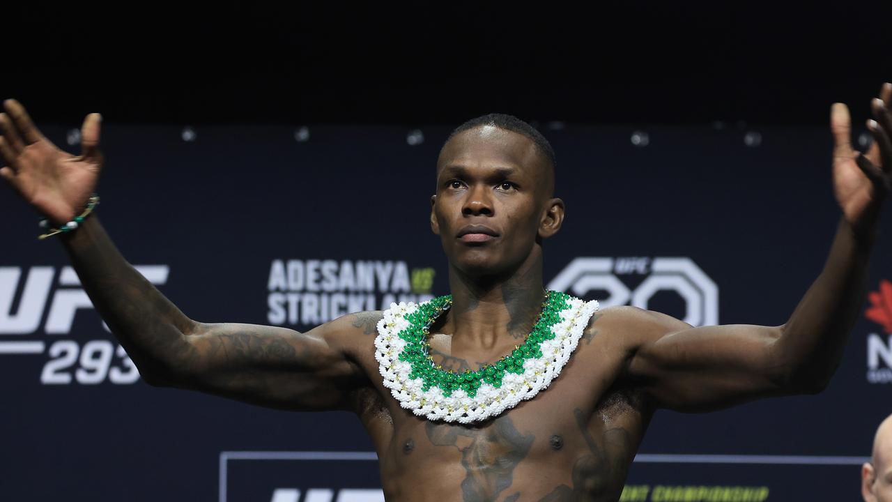 Israel Adesanya is preparing to return to the octagon. (Photo by Mark Evans/Getty Images)