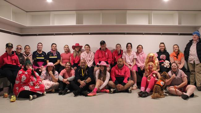 Sorell Football Club will wear Pink Socks to raise money for the annual Carolyn Birch Memorial game which also raises awareness for breast cancer. Picture: Jake Garland