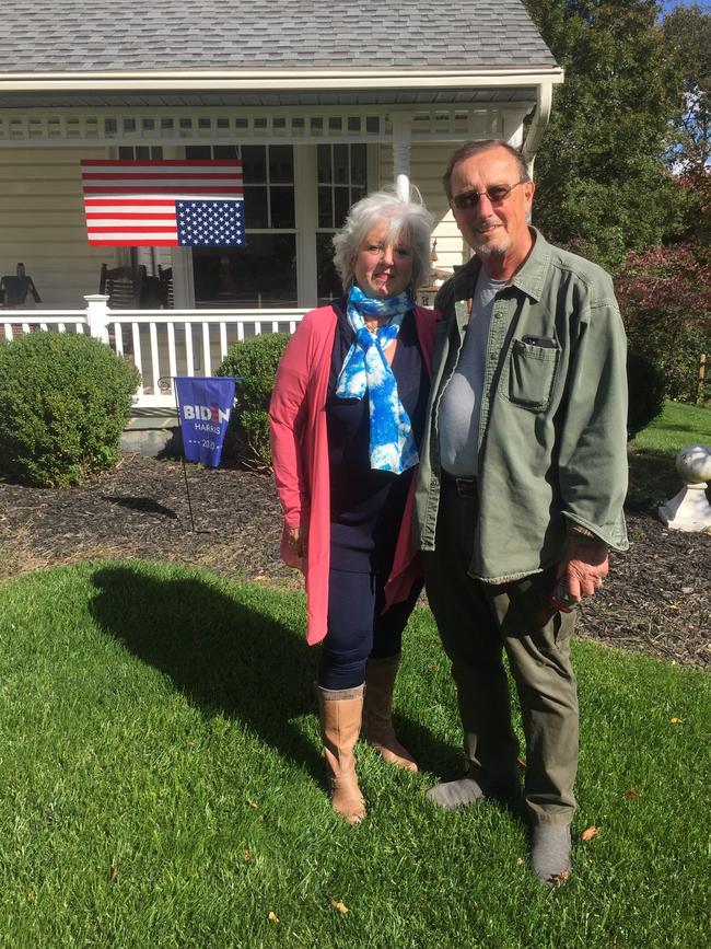 Pat Zebley and Paul Krugelman in Pennsylvania are voting Democrat