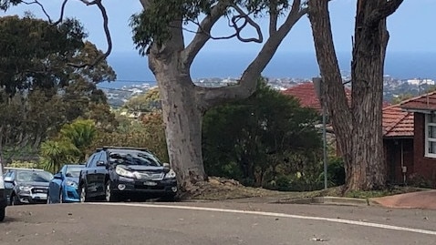 The ocean view from the front of McLeod House at Allambie Heights. Picture: Jim O'Rourke