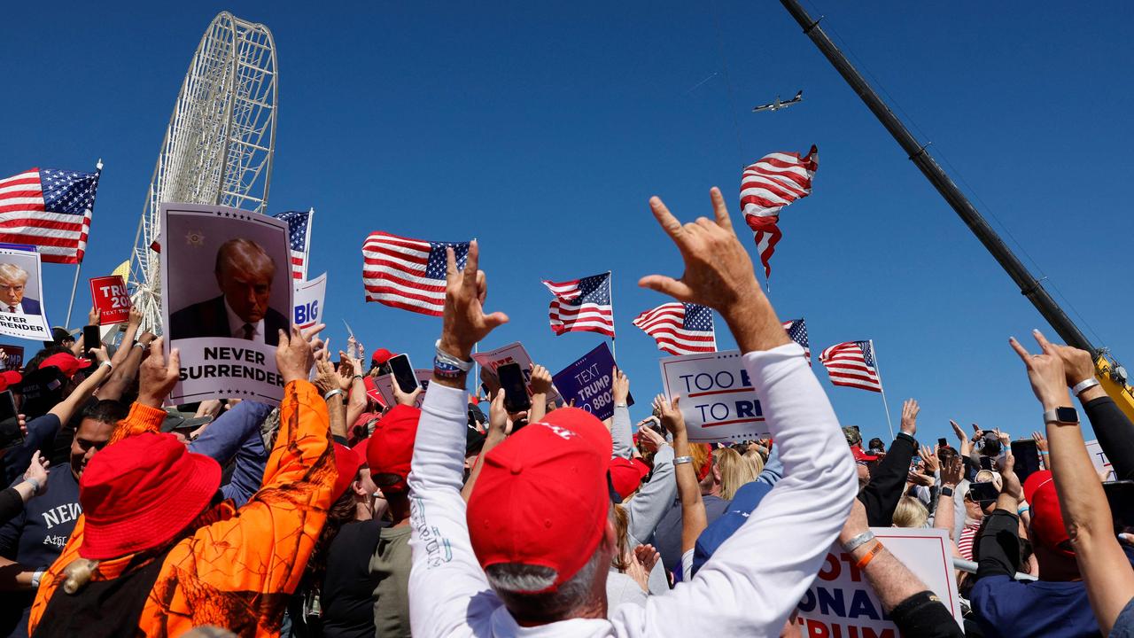 The crowd went wild. Picture: Michael M. Santiago /Getty Images via AFP