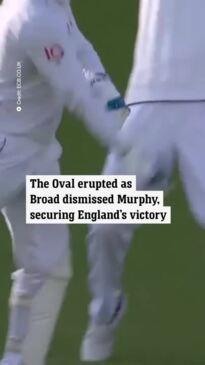 Stuart Broad's 'obscene' farewell act on Ashes final day