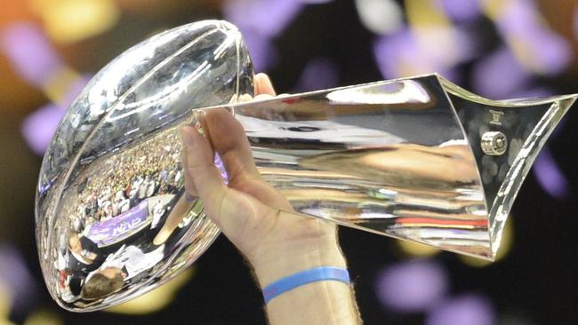 The ultimate NFL prize - the Vince Lombardi Trophy.