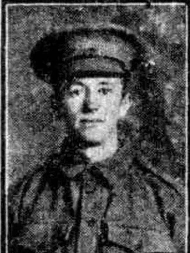 Private Edwin Charles Gray from Riverton, South Australia, was 30 years old when he was killed.