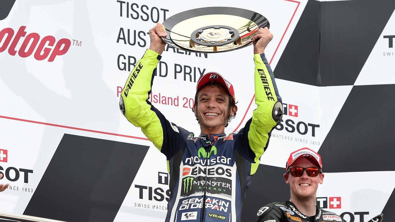 Australian Motogp Valentino Rossi Chasing Second Straight Phillip