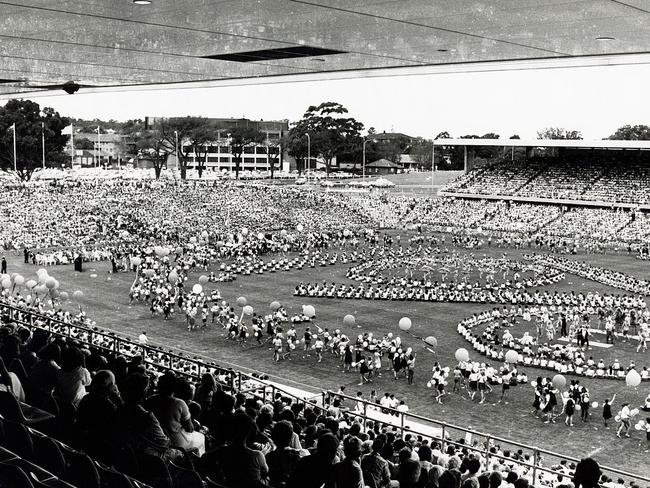 Parramatta Stadium opening in 1986 Picture: SUPPLIED