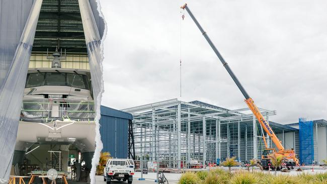 Behind the scenes look at The Boatworks as it undergoes major expansion. Picture: Glenn Campbell