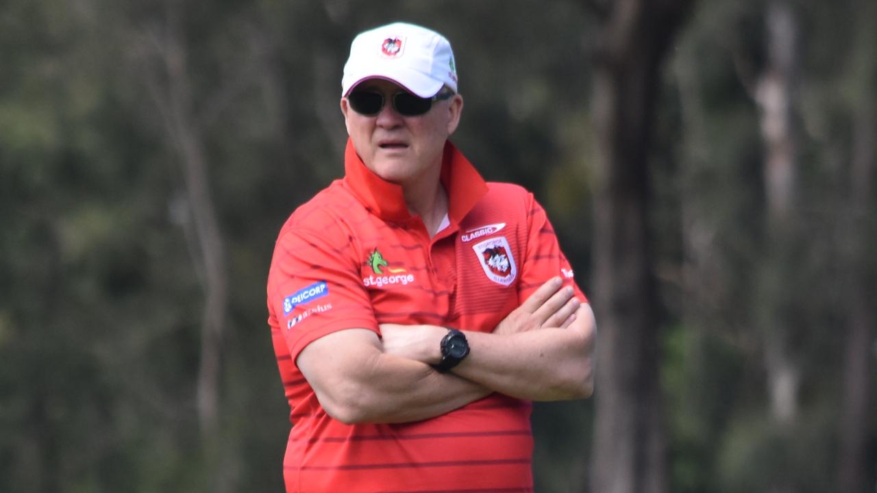 St George Illawarra Dragons coach Anthony Griffin at training.