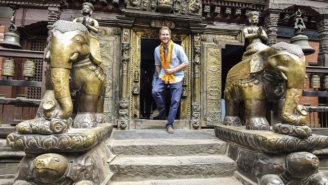 Prince Harry pursues enlightenment, guided by drugs, spirit animals sent by his late mother, Diana, and daily yoga and meditation. Picture: Getty