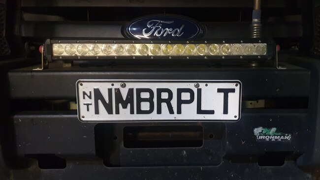 IT’S A NMBRPLT numberplate! Picture: Aaron Emmett