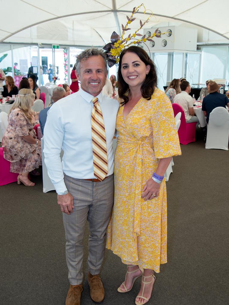 Jason Jeffrey and Racheal Jeffery at The Dome Garden Party. Picture: Andrew Meadowcroft.