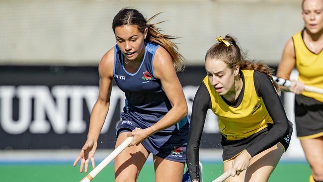 NSW hockey player Chelsea Holmes is a young gun expecetd to turn heads..