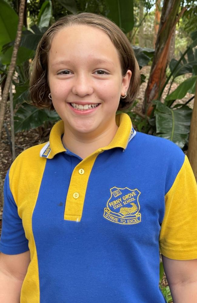 Jennifer, Ferny Grove State School vice-captain. Picture: Contributed