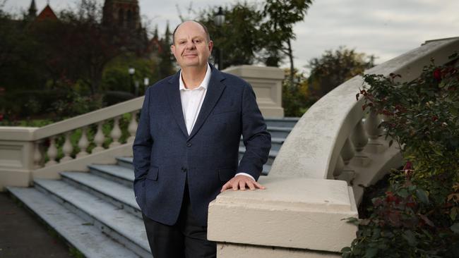 Living with Parkinson’s disease: former energy infrastructure commissioner Andrew Dyer. Picture: Alex Coppel