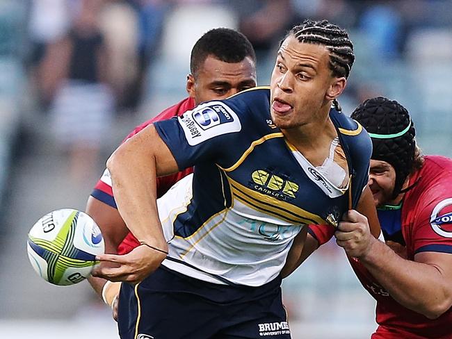 Matt Toomua sports his new hairdo against the Reds.