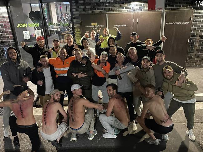 Some Bra Boys with tattoo-slapping rituals. Picture: Supplied