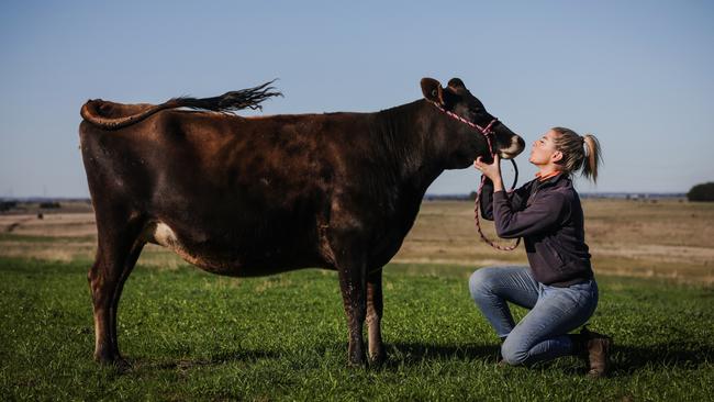Rachel McGrath wants to celebrate the good things about the dairy industry, and encourage the next generation to get involved in the industry. Picture: Nicole Cleary.
