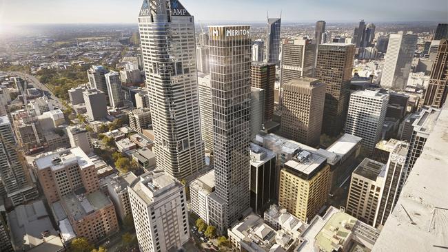 Meriton Suites is targeting at least $320 a night at its new Melbourne tower.