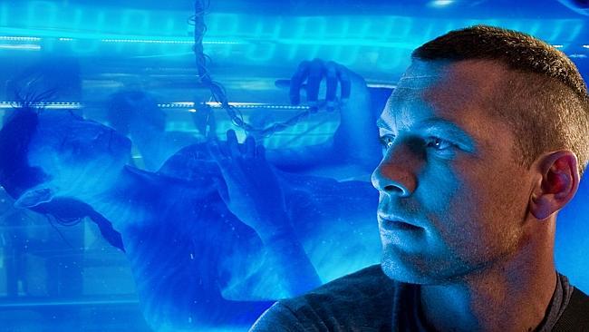 Actor Sam Worthington in a scene from 2009 film 'Avatar'.