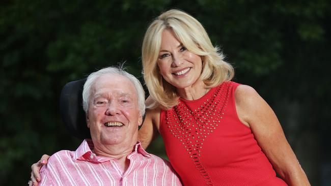 Kerri-Anne Kennerley and husband John at Chiswick's 5th Birthday Party held at Chiswick Restaurant; the eatery that is just around the corner from their home. Picture: Christian Gilles