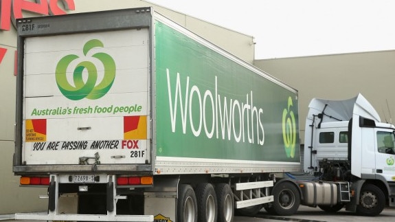 Ryde council has waived curfews in a desperate bid to allow supermarket delivery trucks to replenish shelves around the clock as panic-buying continues. Picture: Getty Images