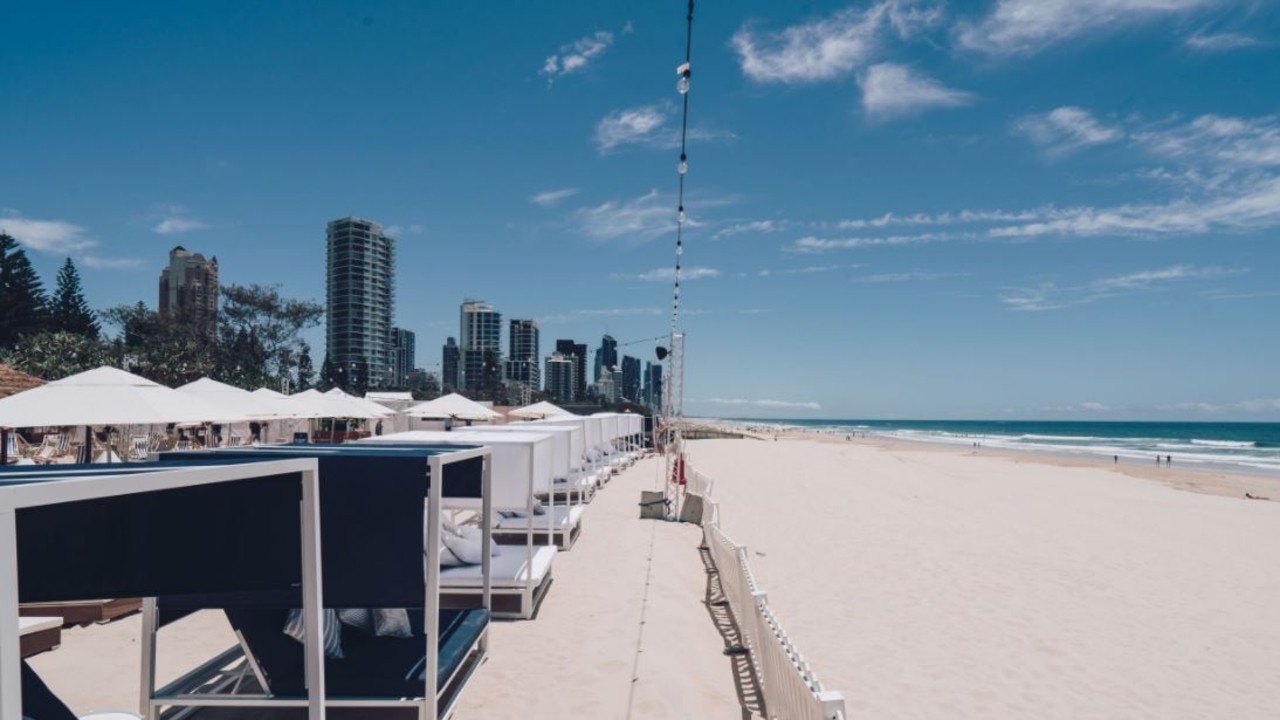 The view north from the Kurrawa Beach Club on the Gold Coast.