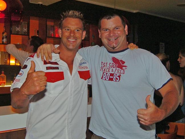 Simon and Paul Raison at the Embassy Pic Bryan Lynch