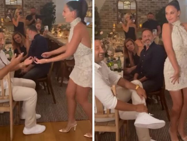 NRL WAG surprises husband at vow renewal