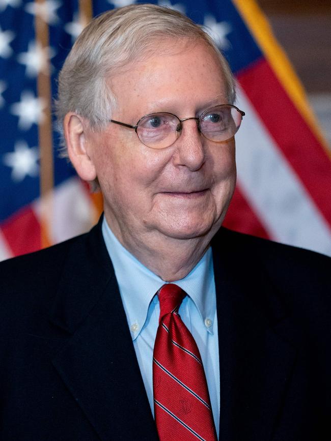 Senate Majority Leader Mitch McConnell. Picture: AFP