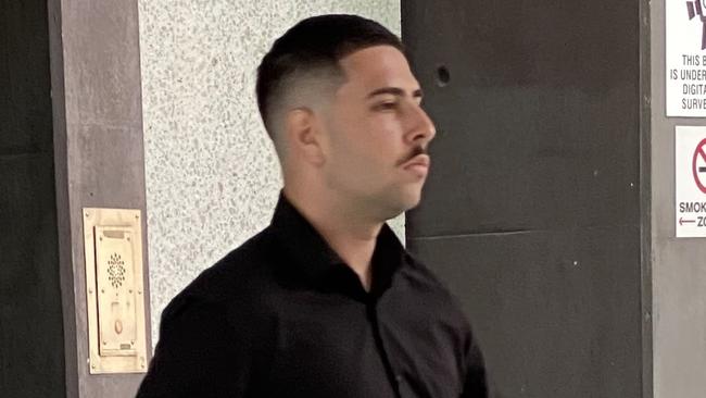 Joshua David Pratt, 24, leaves the Brisbane Magistrates Court on Thursday, March 30.