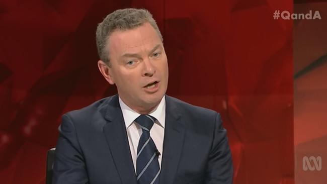 Christopher Pyne: “People are allowed to have different views”.