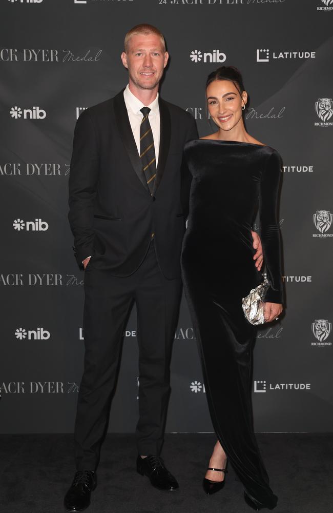 Nathan Broad and wife Tayla. Picture: Mark Stewart