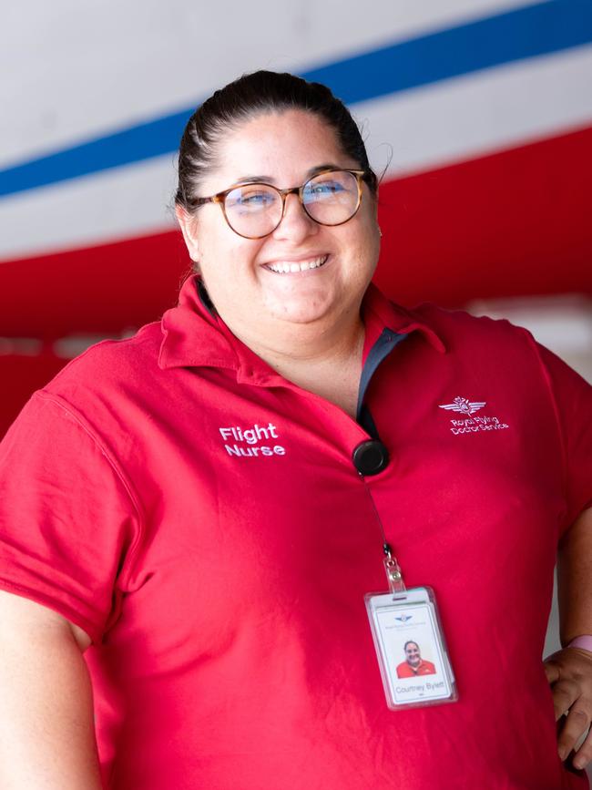 Courtney Bylett is a flight nurse for the RFDS at Charleville. Picture: Supplied