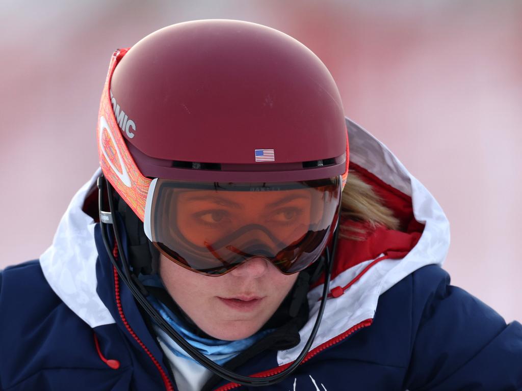 Though the start of Mikaela Shiffrin’s Olympic campaign has been disappointing, she can now turn her attention to her three remaining events. Picture: Tom Pennington/Getty Images
