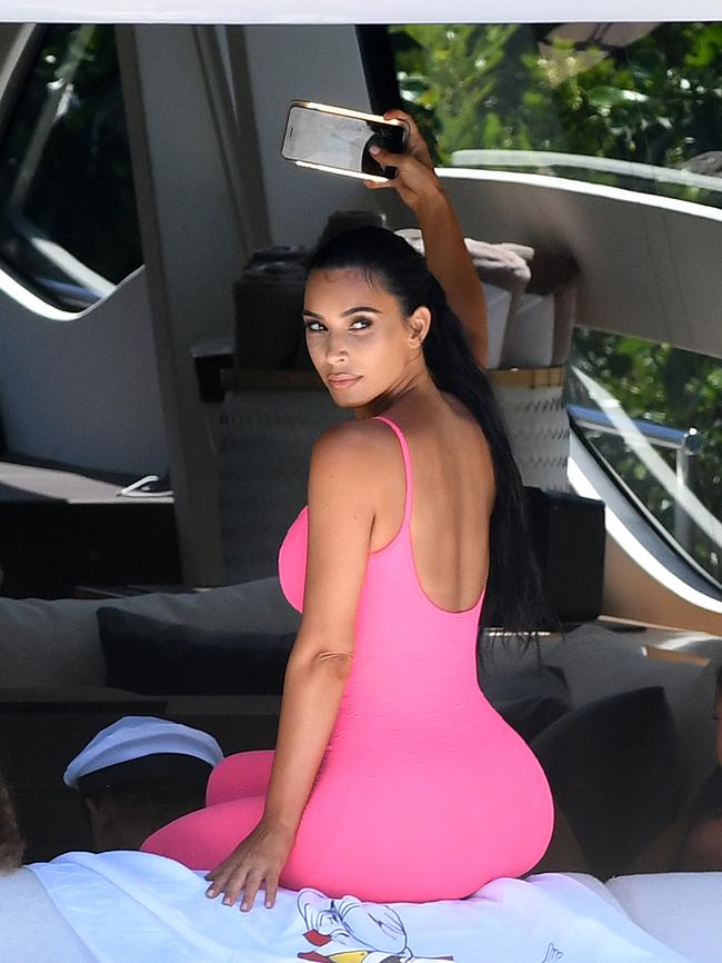 Kim Kardashian has always denied having a BBL procedure. Picture: Mega Agency