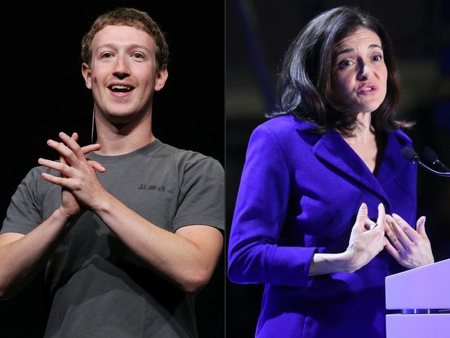 Facebook CEO Mark Zuckerberg and Chief Operating Officer of Facebook Sheryl Sandberg have been late to respond to the scandal. Picture: AFP