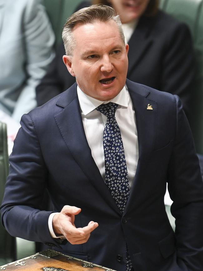 Energy Minister Chris Bowen. Picture: NCA NewsWire / Martin Ollman