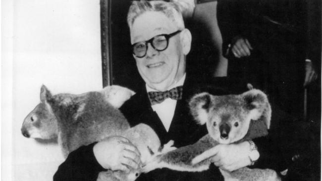 Sir Edward Hallstrom created a koala sanctuary.