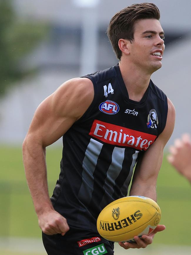 Corey Gault in his Collingwood days.