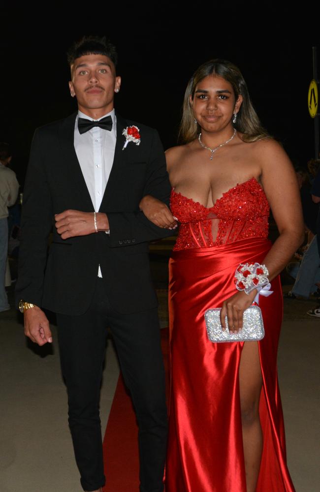 William Trindall and Kirra-Lee Curtis at Assumption College's year 12 formal on April 22, 2025. Photo: Jessica Klein