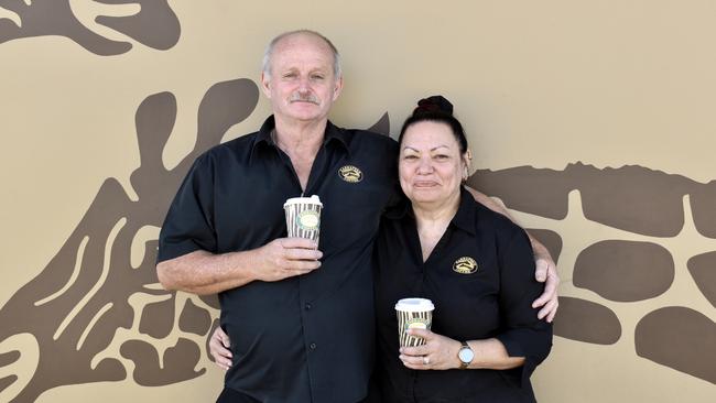 Chris and Bec Bee are “excited” but “nervous” for their second store’s opening on Tuesday. Picture: Isabella Magee