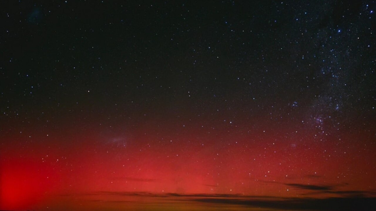 Shutterbugs and stargazers across Australia were treated to a spectacular celestial display as the aurora australis, or Southern Lights, made a rare appearance in South Australia. Here is the Coodlie Park Eco Retreat at the Eyre Peninsula. Picture: Krystina Rose