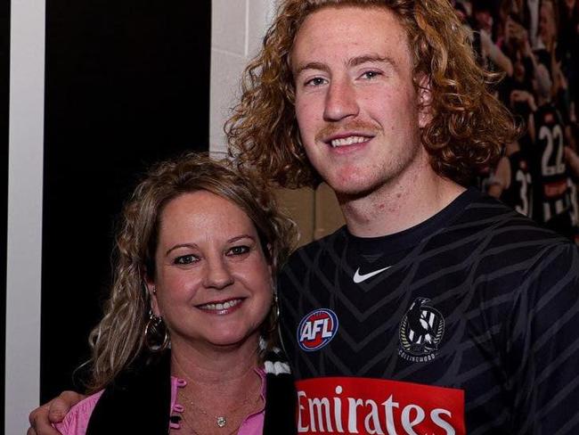 Beau McCreery with mother, Julie. Picture: Supplied