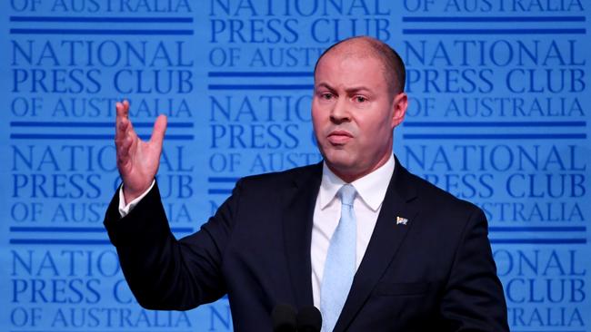 Federal treasurer Josh Frydenberg would have delivered the federal budget on Tuesday but will give an economic forecast instead. Picture: Tracey Nearmy/Getty Images