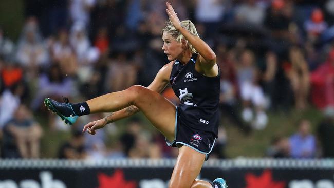 Tayla Harris has been offered a suspension. Photo: Mark Kolbe/Getty Images